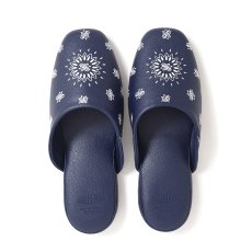 画像2: CHALLENGER/BANDANA SLIPPERS（NAVY）［バンダナスリッパ-25秋冬］ (2)