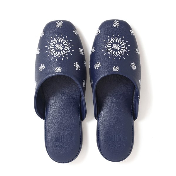 画像2: CHALLENGER/BANDANA SLIPPERS（NAVY）［バンダナスリッパ-25秋冬］