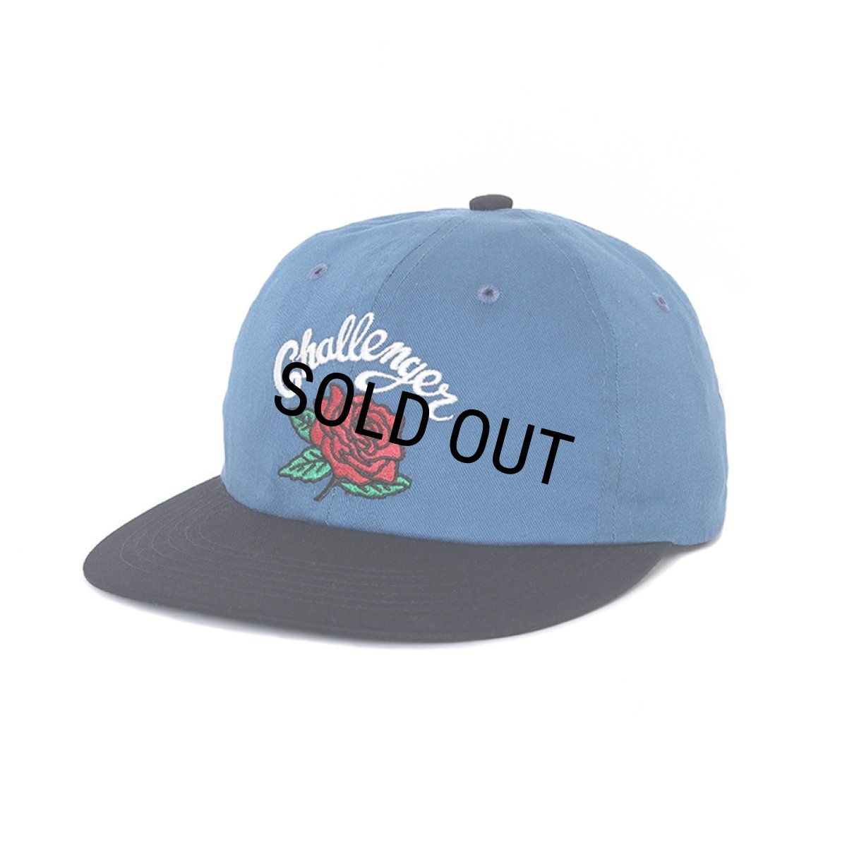 画像1: CHALLENGER/CLASSIC ROSE CAP（BLUE/BLACK）［クラシックローズキャップ-25秋冬］ (1)