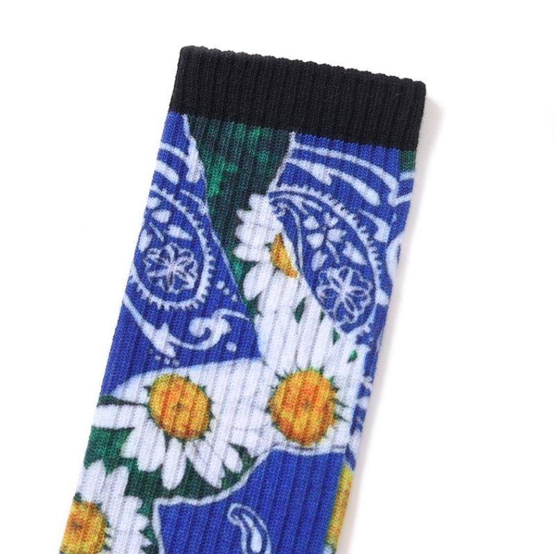 画像3: CHALLENGER/DAISY SOCKS（BLUE）［デイジーソックス-25秋冬］