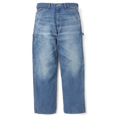 画像1: CHALLENGER/WASHED PAINTER PANTS（WASHED INDIGO）［ウォッシュドペインターパンツ-25秋冬］