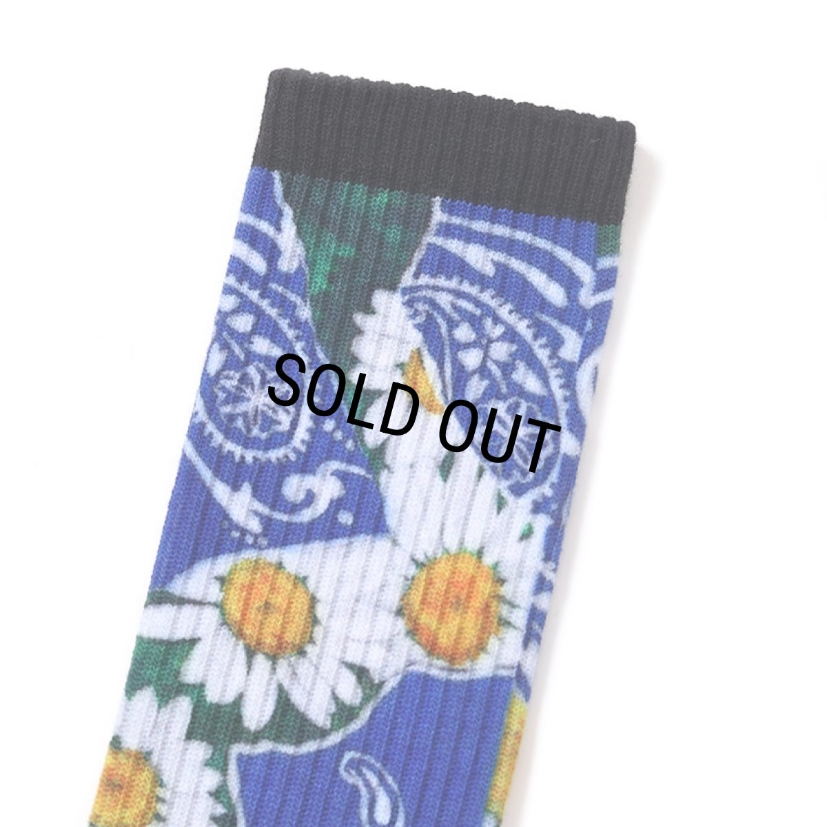 画像3: CHALLENGER/DAISY SOCKS（BLUE）［デイジーソックス-25秋冬］ (3)