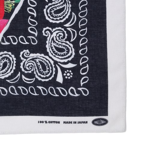 他の写真2: CHALLENGER/SASANQUA BANDANA（BLACK）［サザンカバンダナ-25秋冬］