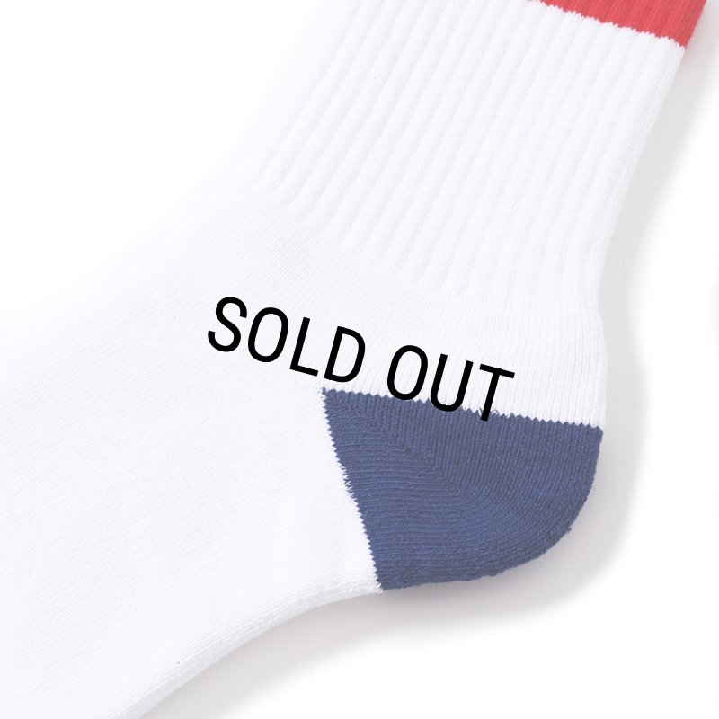 CHALLENGER/CLASSIC LOGO SOCKS（WHITE）［クラシックロゴソックス-25