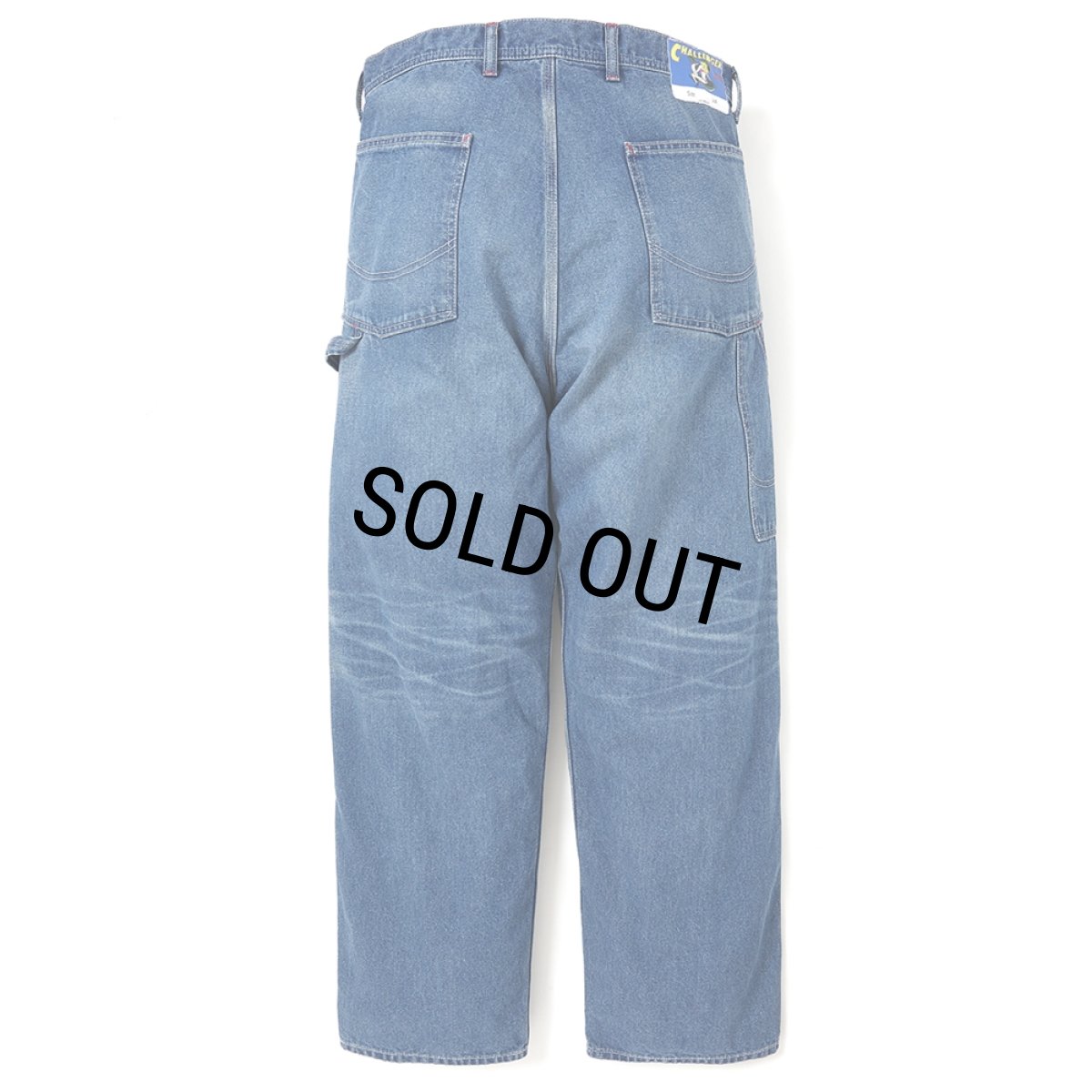 画像2: CHALLENGER/WASHED PAINTER PANTS（WASHED INDIGO）［ウォッシュドペインターパンツ-25秋冬］ (2)