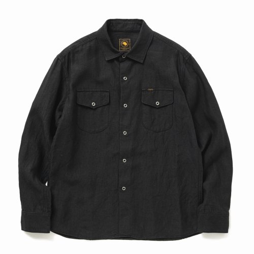 他の写真1: RATS/LINEN SHIRT（BLACK）［リネンシャツ-25春夏］