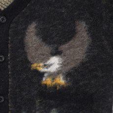 画像4: CHALLENGER/NATIVE EAGLE CARDIGAN（BLACK）［ネイティブイーグルモヘアカーディガン-25秋冬］ (4)