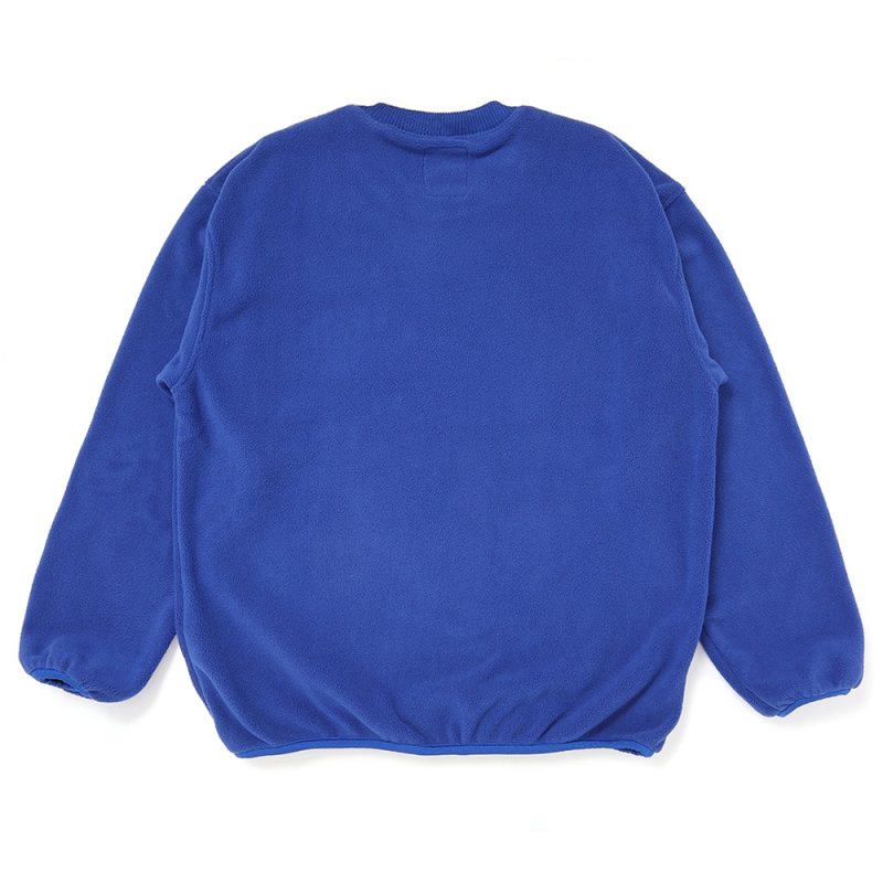 画像2: CHALLENGER/COLLEGE C/N FLEECE（BLUE）［カレッジクルーネックフリース-25秋冬］