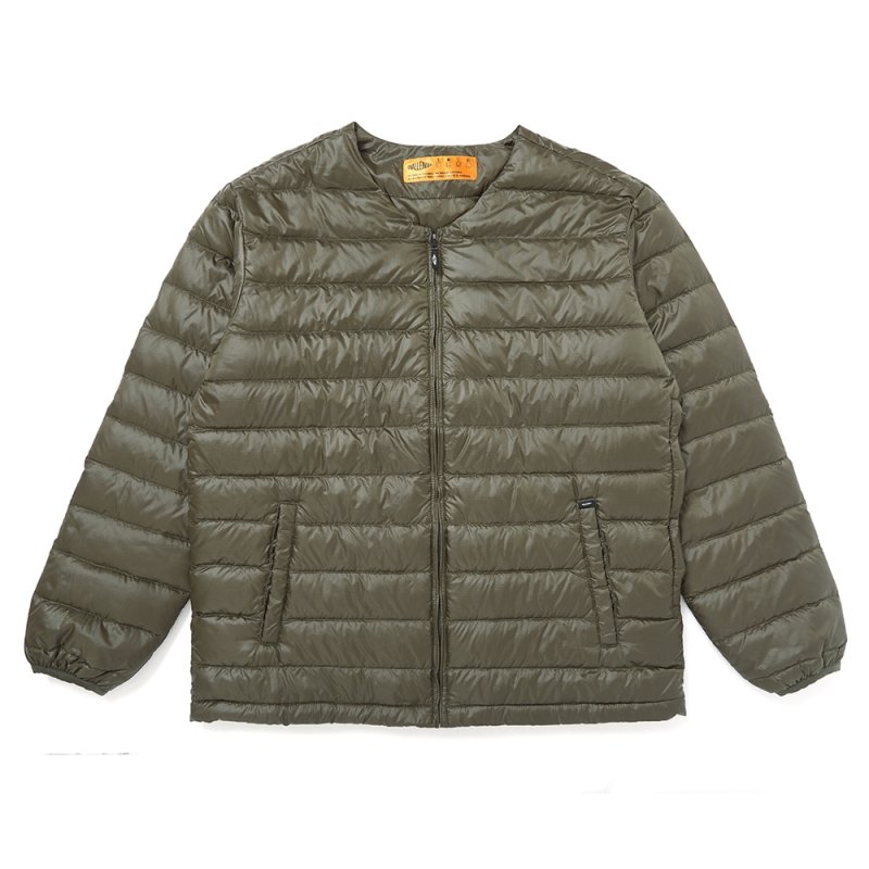 画像1: CHALLENGER/PACKABLE LIGHT DOWN JACKET（OLIVE）［パッカブルライトダウンJKT-25秋冬］