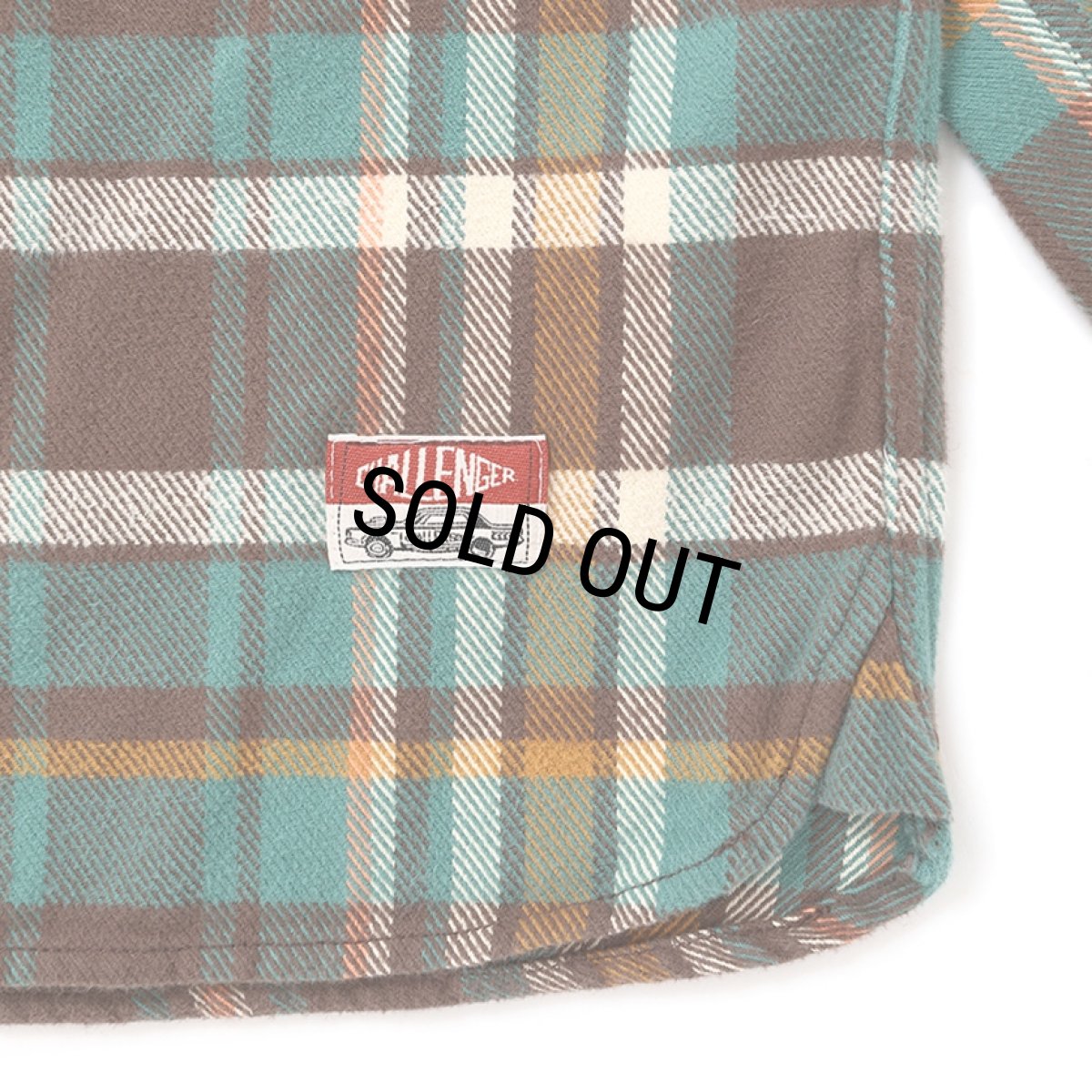 画像6: CHALLENGER/PLAID FLANNEL SHIRT（GREEN）［チェックフランネルシャツ-25秋冬］ (6)