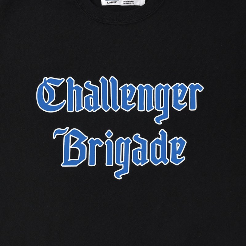 画像3: CHALLENGER/CLASSIC LOGO TEE（BLACK）［クラシックロゴT-25秋冬］