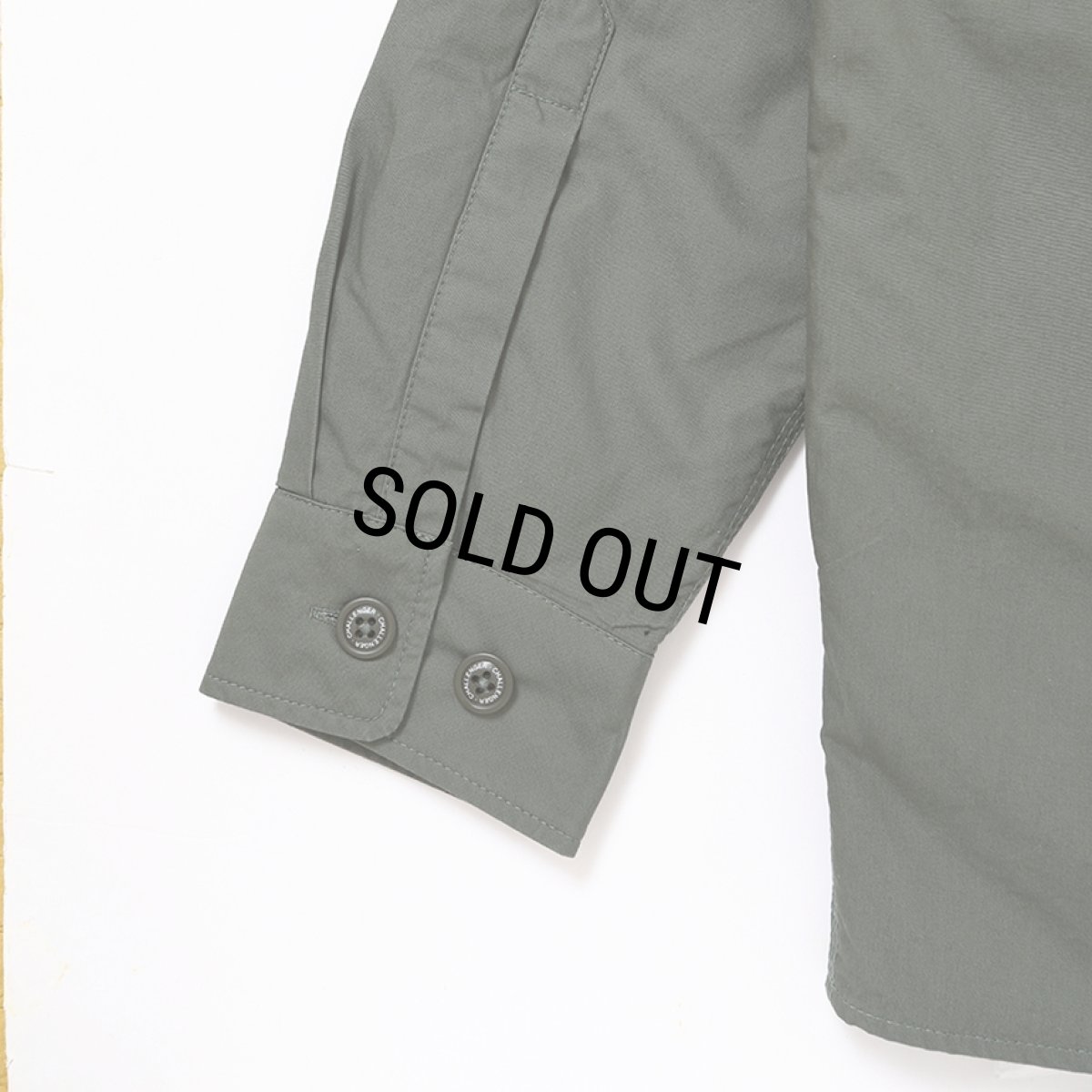 画像8: CHALLENGER/LINING MILITARY SHIRT（ARMY GREEN）［ライニングミリタリーシャツ-25秋冬］ (8)