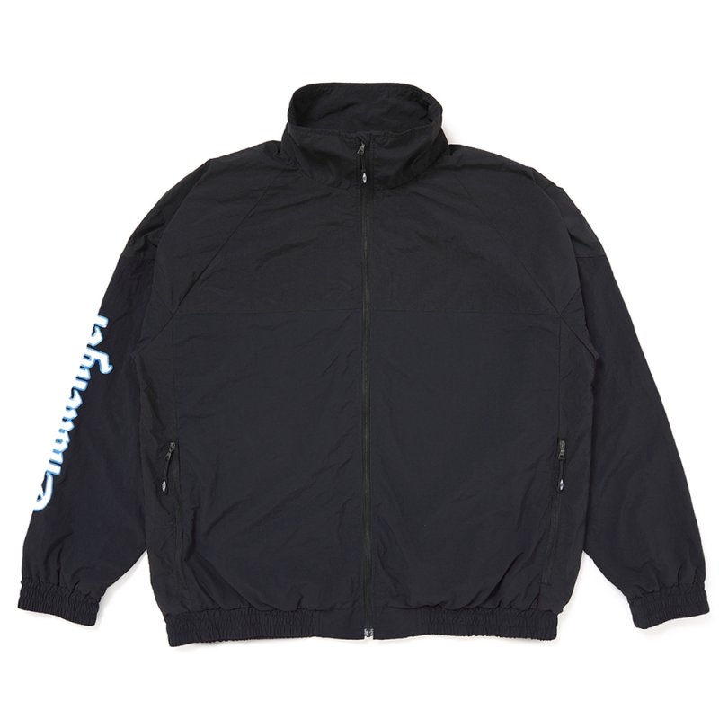 画像1: CHALLENGER/TRACK ZIP JACKET（BLACK）［トラックジップJKT-25秋冬］