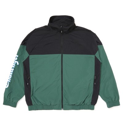 画像1: CHALLENGER/TRACK ZIP JACKET（GREEN/BLACK）［トラックジップJKT-25秋冬］