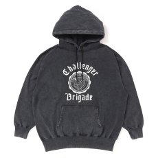 画像1: CHALLENGER/COLLEGE HOODIE（BLACK）［カレッジフーディー-25秋冬］ (1)