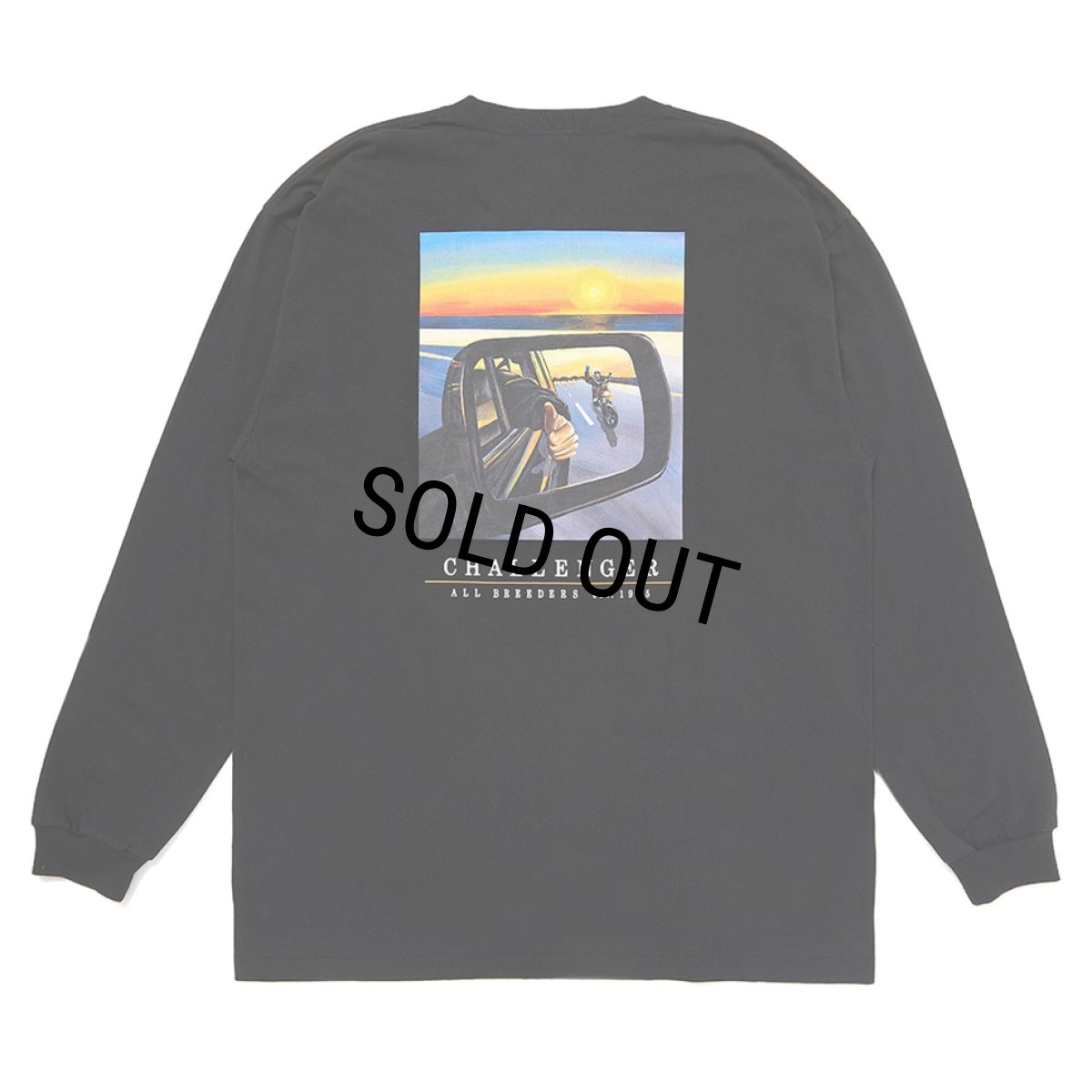 画像1: CHALLENGER/L/S SUNSET DRIVE TEE（BLACK）［サンセットドライブ長袖T-25秋冬］ (1)
