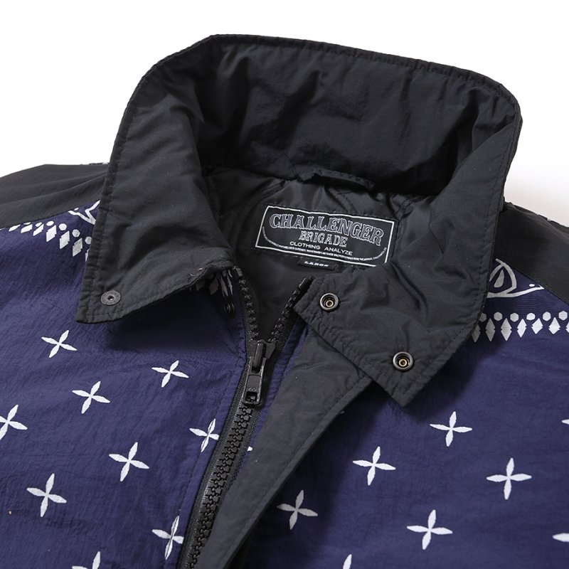 CHALLENGER/BANDANA 80'S JACKET（NAVY）［バンダナ80'S JKT-25秋冬
