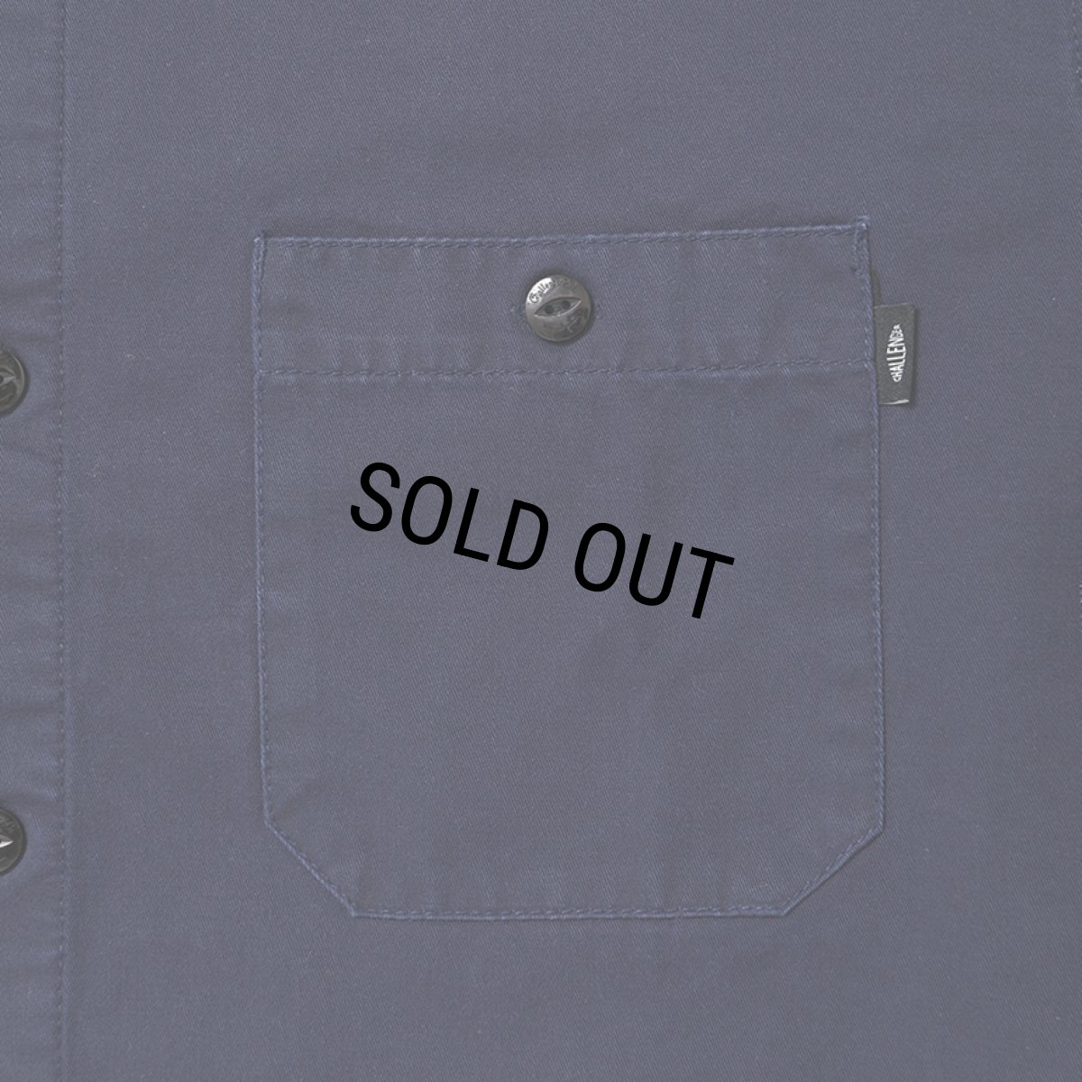 画像5: CHALLENGER/SNAKING LOGO WORK SHIRT（NAVY）［スネーキングロゴワークシャツ-25秋冬］ (5)