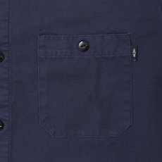 画像5: CHALLENGER/SNAKING LOGO WORK SHIRT（NAVY）［スネーキングロゴワークシャツ-25秋冬］ (5)