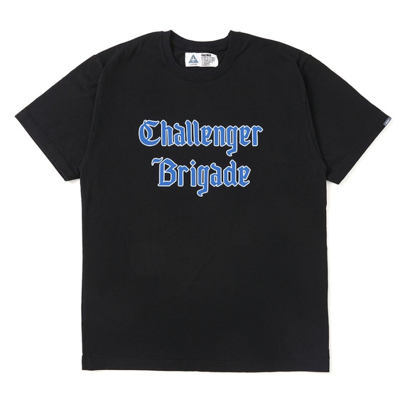 画像1: CHALLENGER/CLASSIC LOGO TEE（BLACK）［クラシックロゴT-25秋冬］