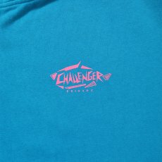 画像5: CHALLENGER/NEON WOLF ZIP HOODIE（TURQUOISE）［ネオンウルフジップフーディー-25秋冬］ (5)