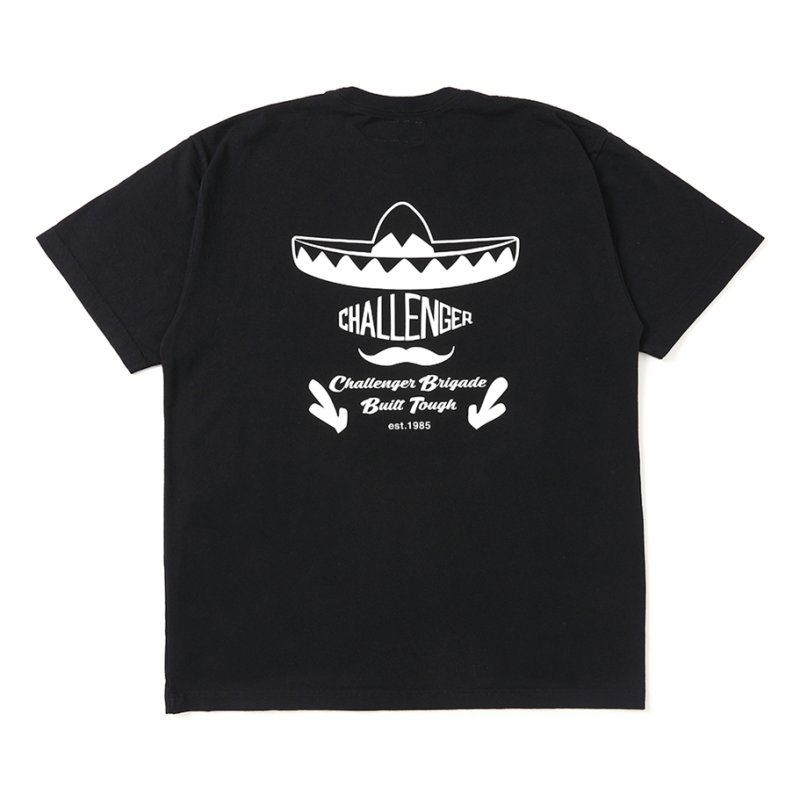 画像2: CHALLENGER/SOMBRERO TEE（BLACK）［ソンブレロT-25秋冬］
