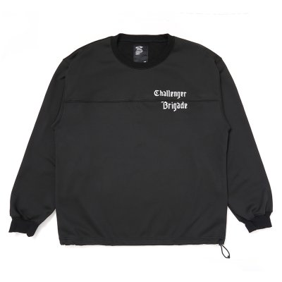 画像1: CHALLENGER/C/N WARM CORE（BLACK）［クルーネックウォームコア-25秋冬］