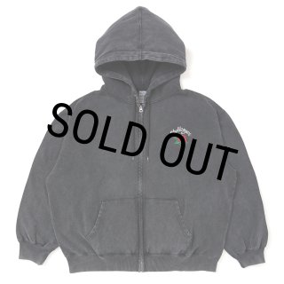 【CHALLENGER】ROSE 薔薇 ZIP パーカー Gray（XL） CHALLENGER チャレンジャー ROSE ZIP HOODIE ローズジップパーカー CLG