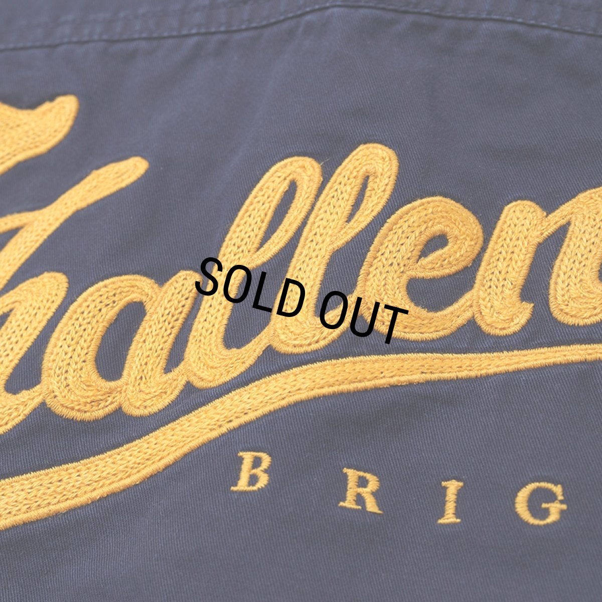 画像8: CHALLENGER/SNAKING LOGO WORK SHIRT（NAVY）［スネーキングロゴワークシャツ-25秋冬］ (8)