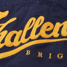 画像8: CHALLENGER/SNAKING LOGO WORK SHIRT（NAVY）［スネーキングロゴワークシャツ-25秋冬］ (8)