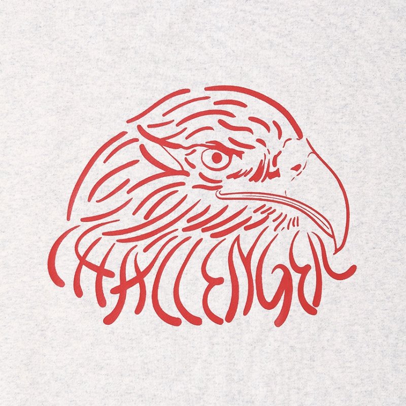 画像3: CHALLENGER/EAGLE C/N SWEAT（GRAY）［イーグルクルーネックスウェット-25秋冬］