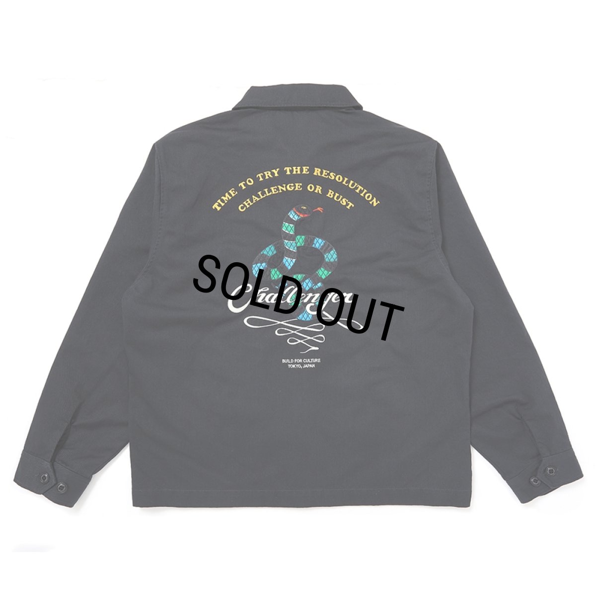 画像1: CHALLENGER/VIPER WALTZ JACKET（BLACK）［ヴァイパーワルツJKT-25秋冬］ (1)