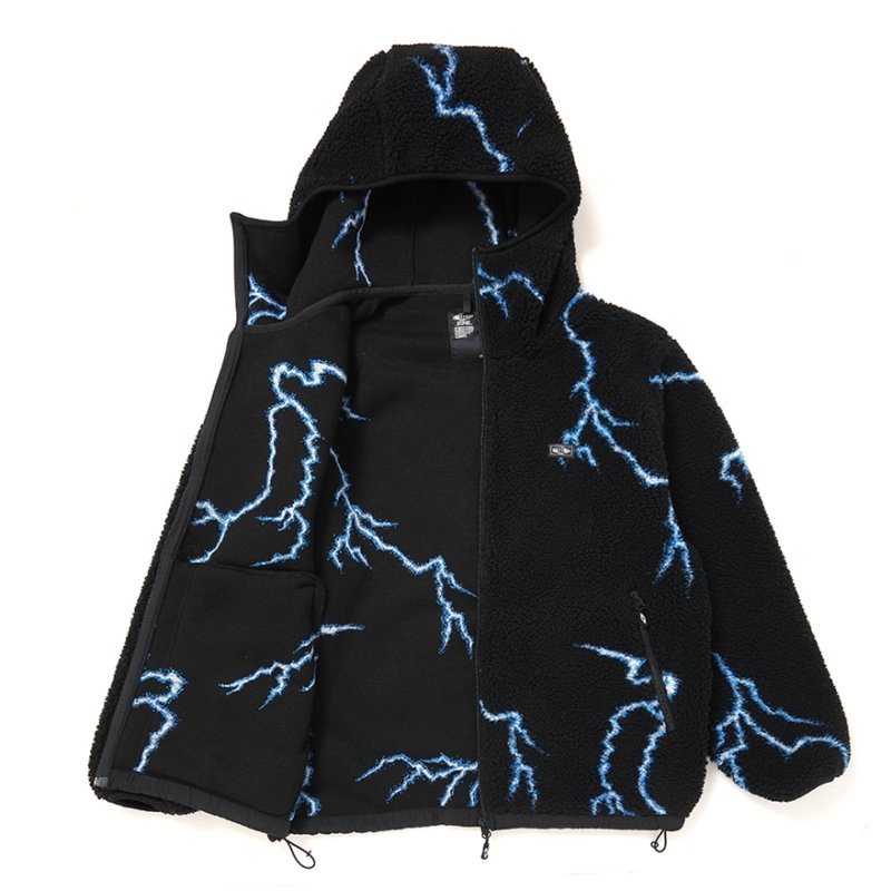 画像3: CHALLENGER/THUNDERBOLT BOA HOODIE（BLACK）［サンダーボルトボアフーディー-25秋冬］
