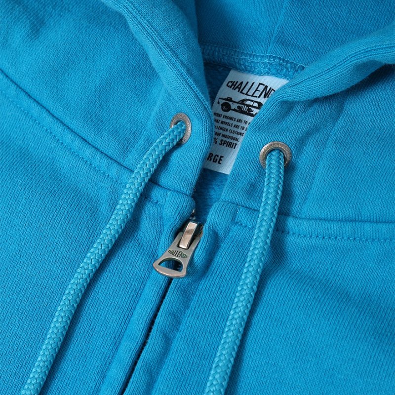 画像3: CHALLENGER/NEON WOLF ZIP HOODIE（TURQUOISE）［ネオンウルフジップフーディー-25秋冬］
