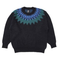 画像1: CHALLENGER/NATIVE ARROW C/N SWEATER（BLACK）［ネイティブアローモヘアセーター-25秋冬］ (1)