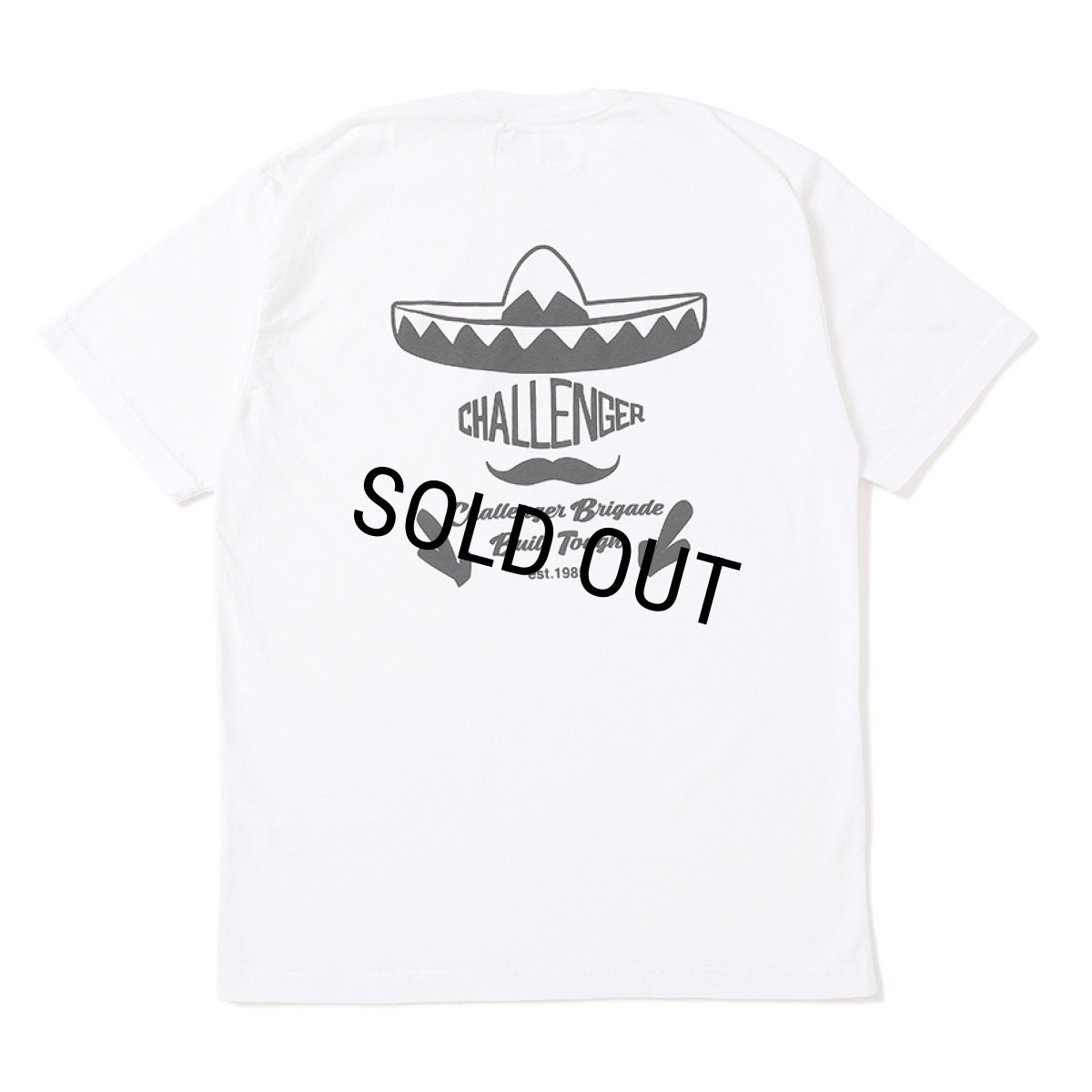 画像1: CHALLENGER/SOMBRERO TEE（WHITE）［ソンブレロT-25秋冬］ (1)