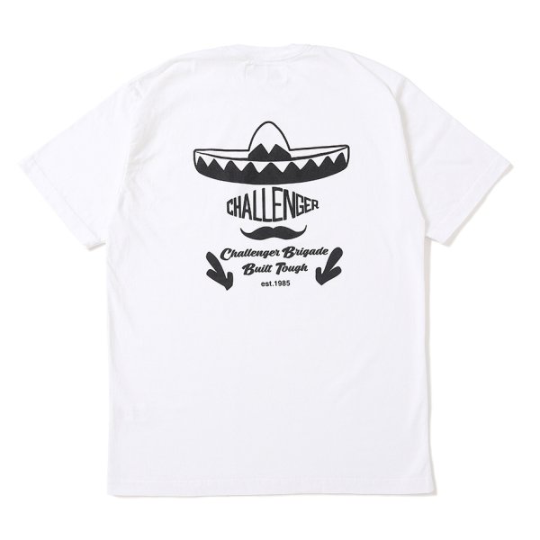 画像1: CHALLENGER/SOMBRERO TEE（WHITE）［ソンブレロT-25秋冬］