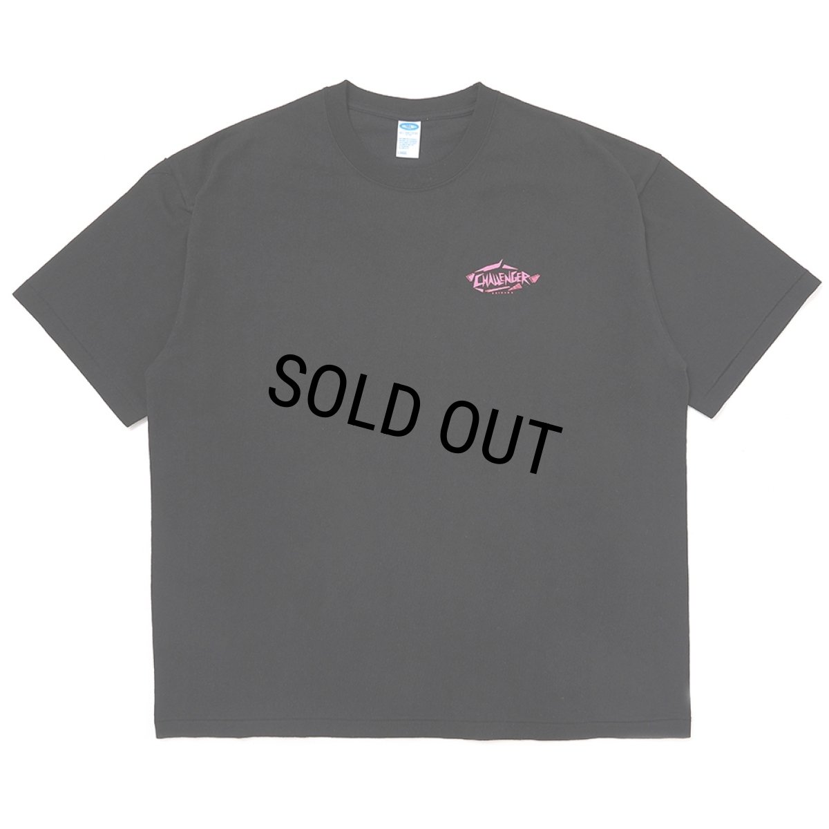 画像2: CHALLENGER/NEON WOLF TEE（BLACK）［ネオンウルフT-25秋冬］ (2)
