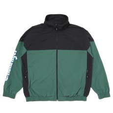 画像1: CHALLENGER/TRACK ZIP JACKET（GREEN/BLACK）［トラックジップJKT-25秋冬］ (1)