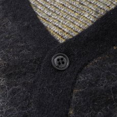 画像3: CHALLENGER/NATIVE EAGLE CARDIGAN（BLACK）［ネイティブイーグルモヘアカーディガン-25秋冬］ (3)