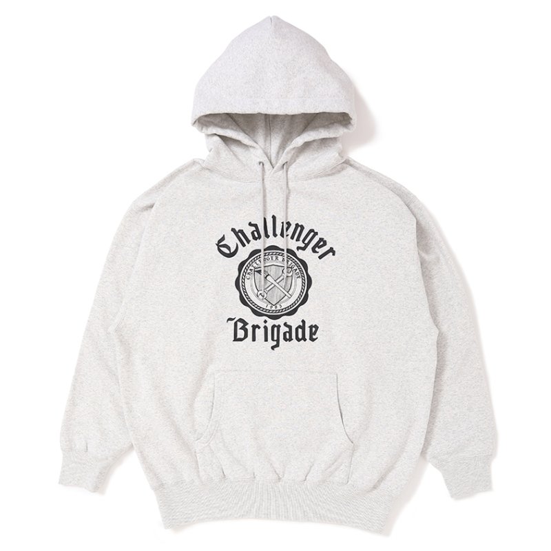 画像1: CHALLENGER/COLLEGE HOODIE（GRAY）［カレッジフーディー-25秋冬］