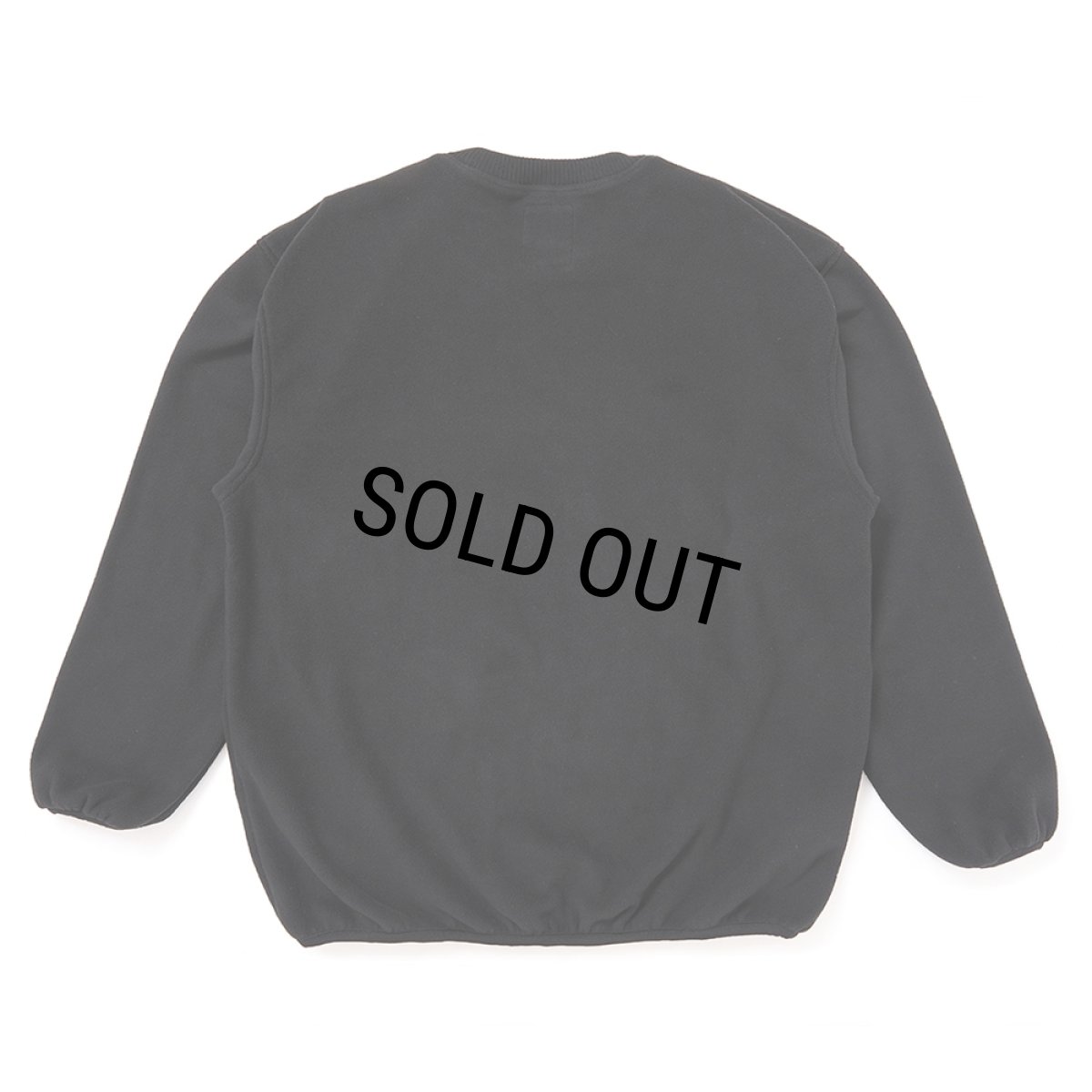 画像2: CHALLENGER/COLLEGE C/N FLEECE（BLACK）［カレッジクルーネックフリース-25秋冬］ (2)