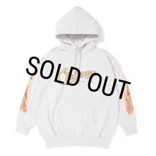 CHALLENGER/SNAKING LOGO HOODIE（GRAY）［スネーキングロゴフーディー