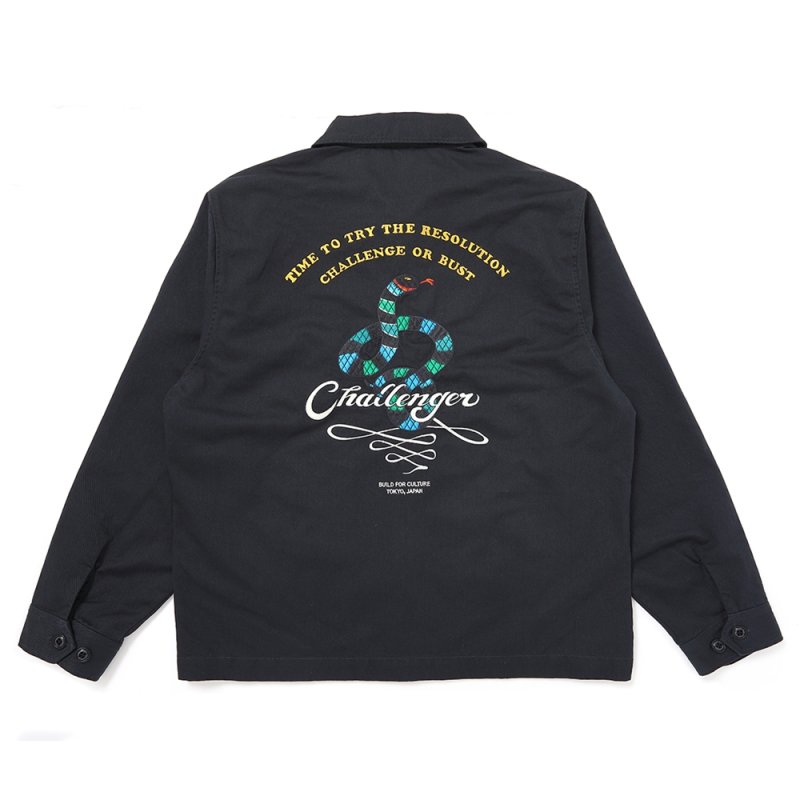 画像2: CHALLENGER/VIPER WALTZ JACKET（BLACK）［ヴァイパーワルツJKT-25秋冬］