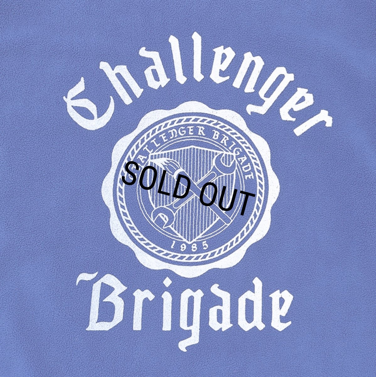 画像4: CHALLENGER/COLLEGE C/N FLEECE（BLUE）［カレッジクルーネックフリース-25秋冬］ (4)