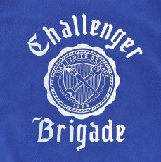 画像4: CHALLENGER/COLLEGE C/N FLEECE（BLUE）［カレッジクルーネックフリース-25秋冬］ (4)