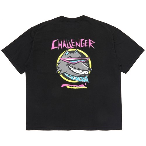 他の写真2: CHALLENGER/NEON WOLF TEE（BLACK）［ネオンウルフT-25秋冬］