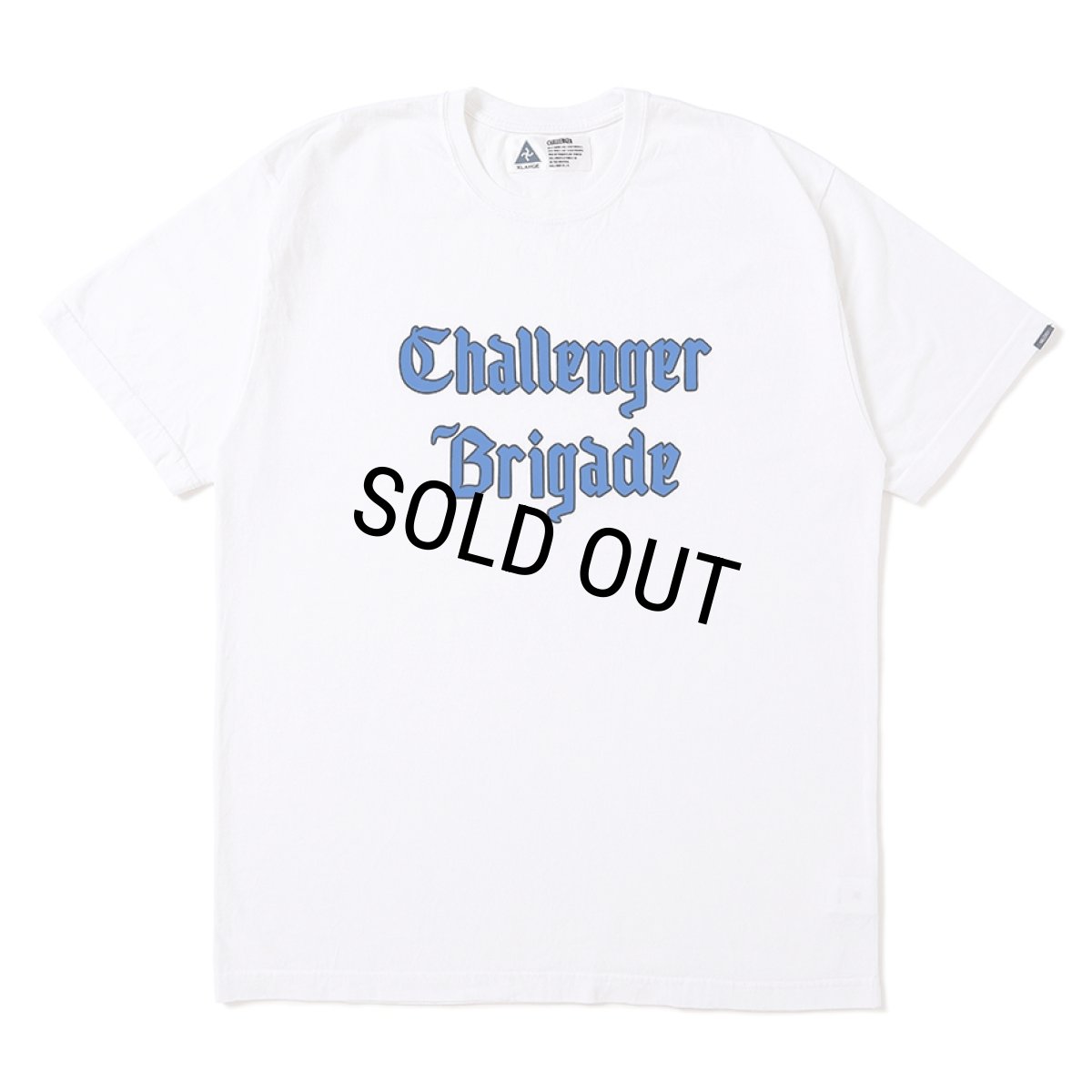 画像1: CHALLENGER/CLASSIC LOGO TEE（WHITE）［クラシックロゴT-25秋冬］ (1)