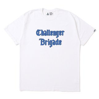 CHALLENGER/CLASSIC LOGO TEE（WHITE）［クラシックロゴT-25秋冬］ - JONAS