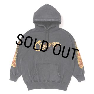 CHALLENGER/SNAKING LOGO HOODIE（BLACK）［スネーキングロゴ